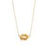 Colar Choker Beijo Ouro - A Kiss For You
