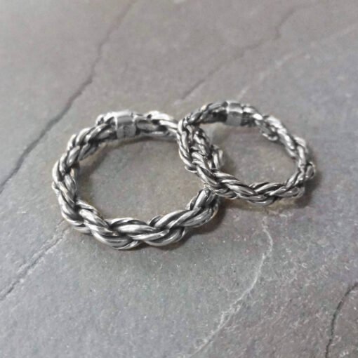 Alianças Viking Ouro Branco