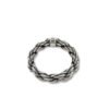 anel masculino viking style ouro branco