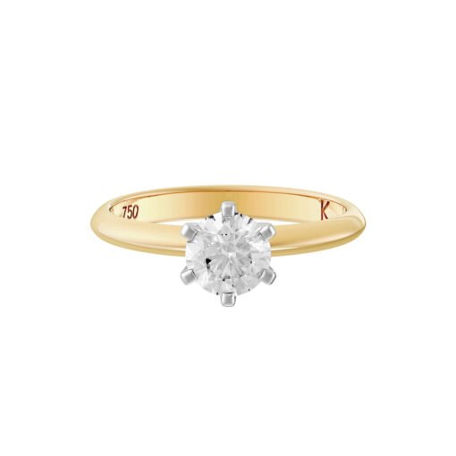 Anel de Noivado Ouro 18K e Diamante 100 pontos / 1ct